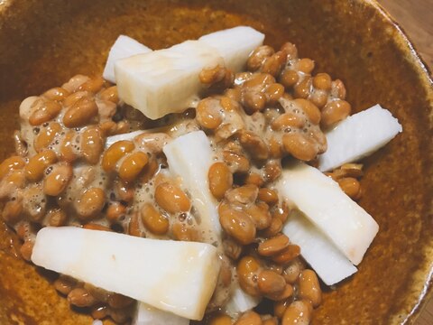 納豆と長芋の和物